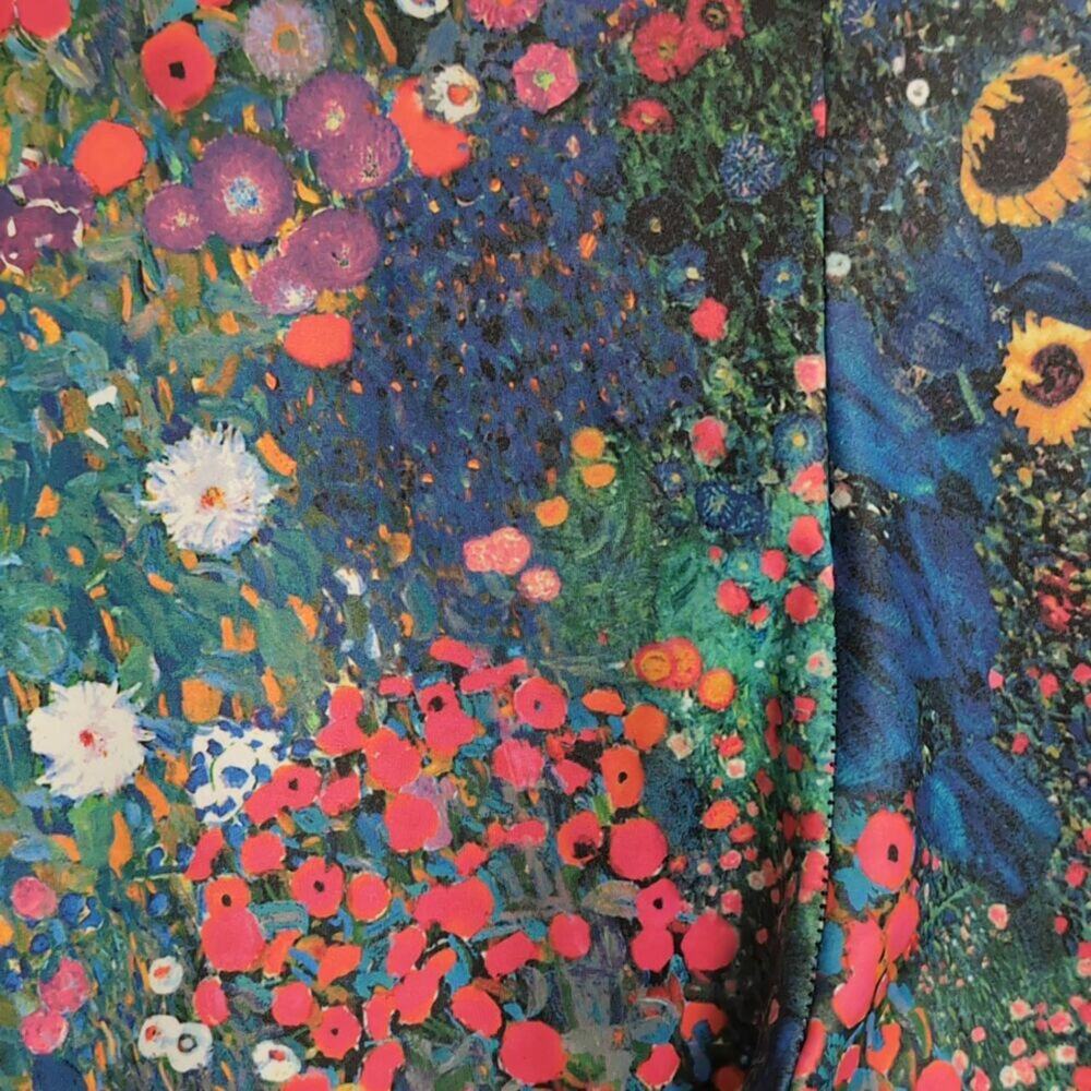 BlackMilk Multi-Color Floral Vibrant Art Inspired Leggings Pants M - Picture 2 of 9